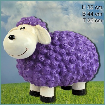 Lustiges Schaf, bunt 3